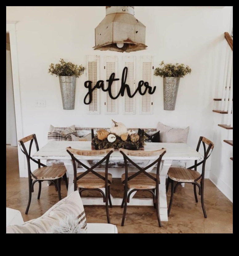 Можете ли да препоръчате Rustic Touches за трапезария в градска селска къща?