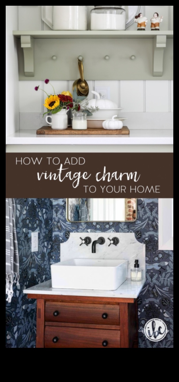 Какви са някои съвети за декориране на баня, вдъхновена от винтидж стила, с нюанси на шаби шик?