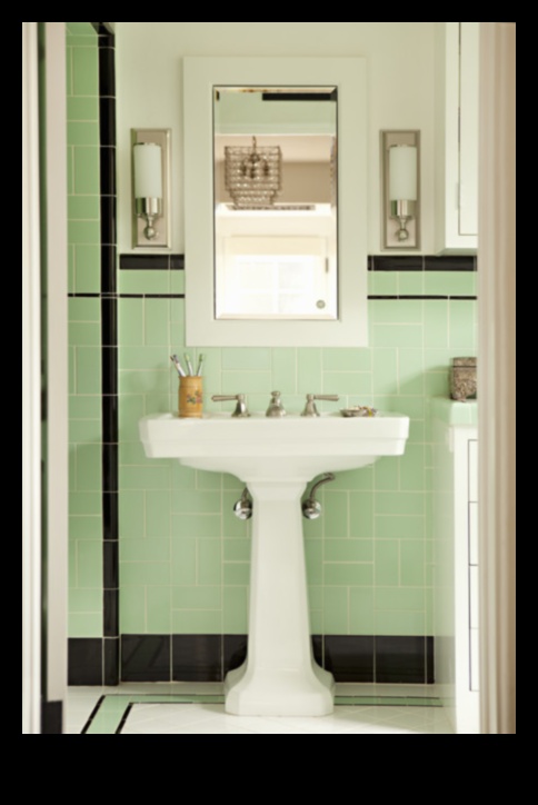 Какви са някои съвети за декориране на баня, вдъхновена от винтидж стила, с нюанси на шаби шик?