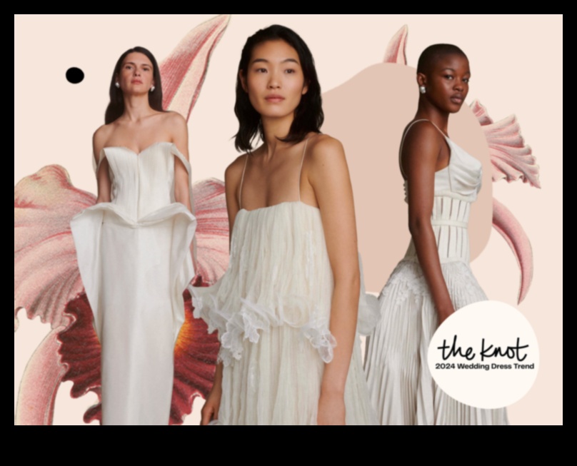 Футуристично усещане: Елегантни силуети на модерна булчинска елегантност