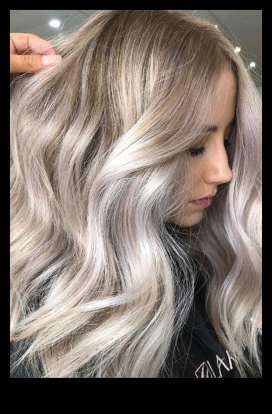 Перлено съвършенство: Постигане на елегантен перлено бял цвят на косата