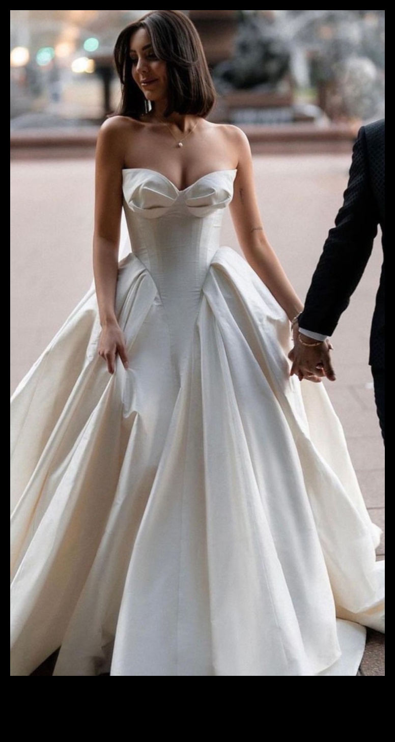 Urban Glam: Елегантни силуети в модерна булчинска елегантност