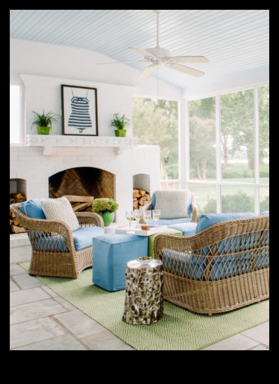 Как да използвам Wicker в Coastal Living Rooms за стилно докосване?