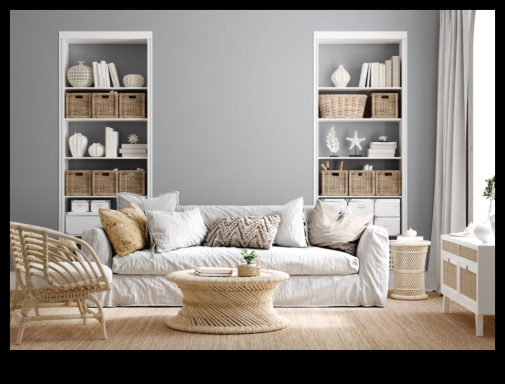 Как да използвам Wicker в Coastal Living Rooms за стилно докосване?