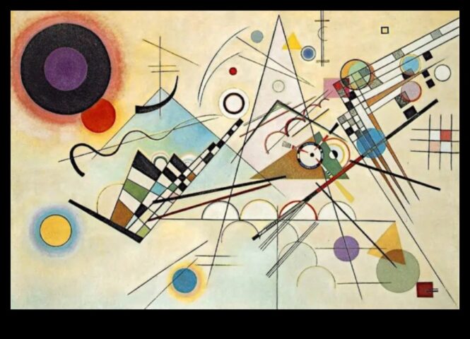 Хармонията според хаоса, разкриваща реда в абстрактното произведение на изкуството