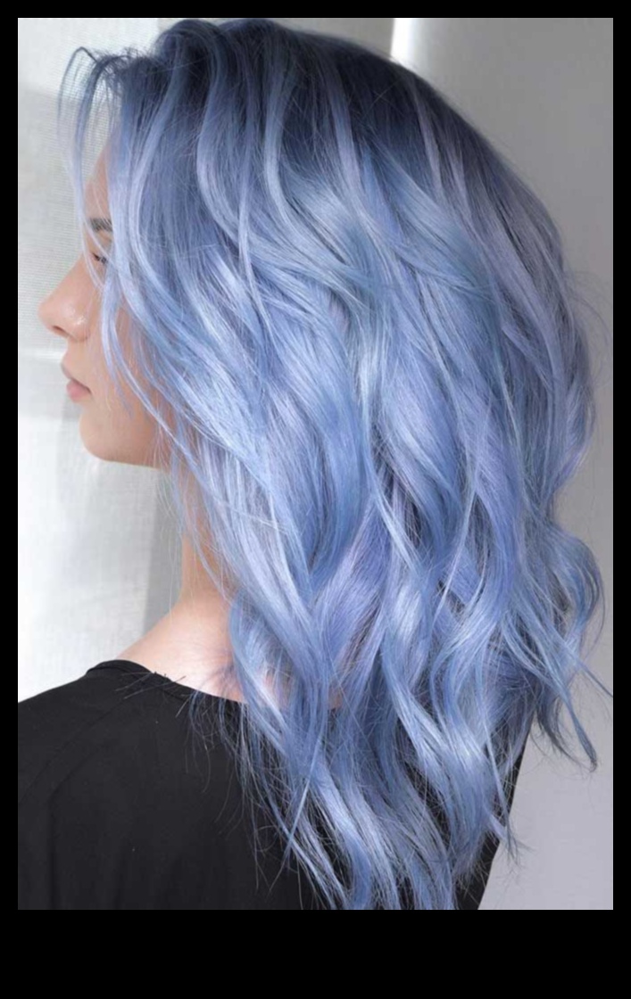 Лунна магия: Постигане на ефирен сребристо-син цвят на косата