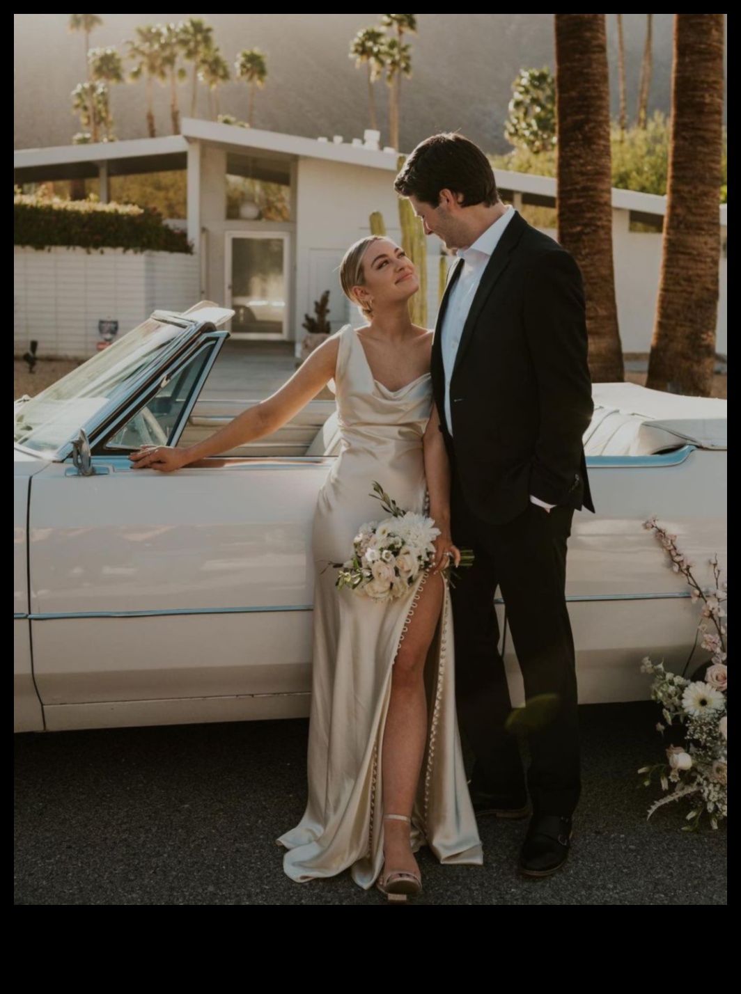 Във Vogue Vows: модерна елегантна булчинска рокля