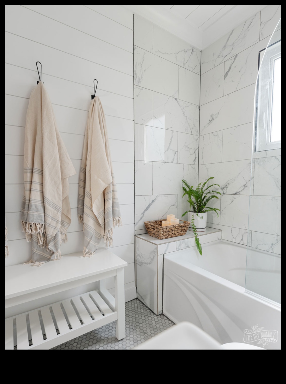 Крайбрежна декорация за баня за релаксиращо уединение