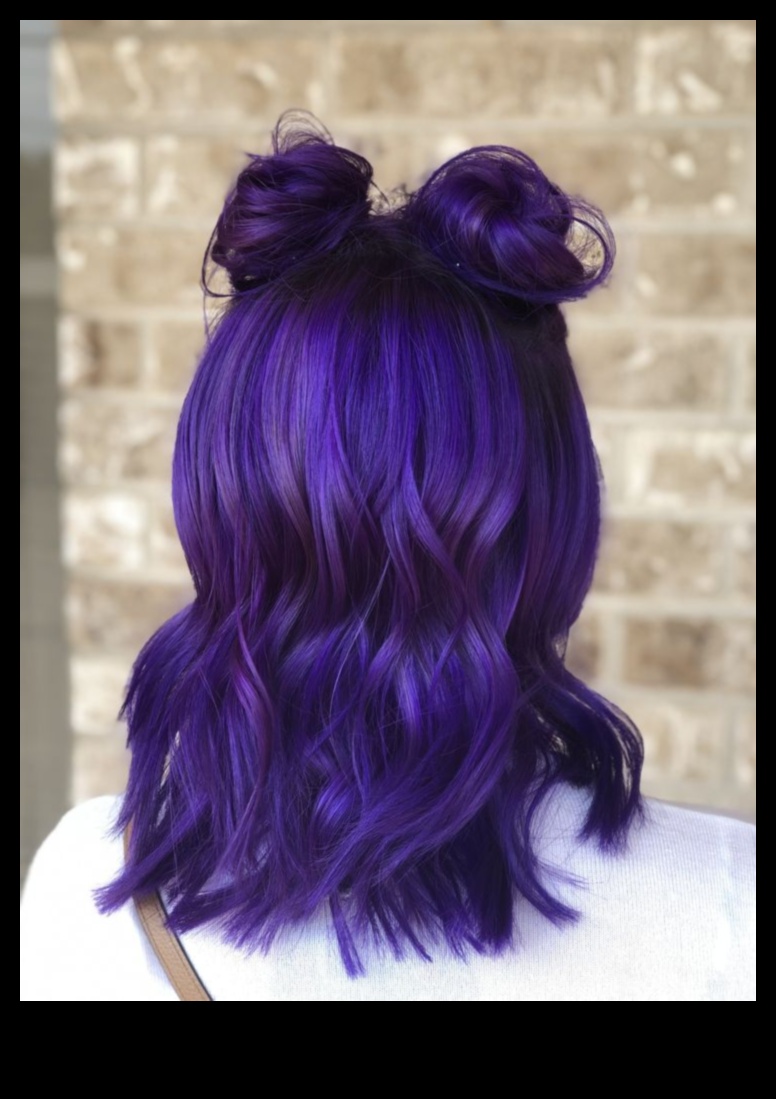 Velvet Violet: Идеи за луксозен лилав цвят на косата за Royal Vibes