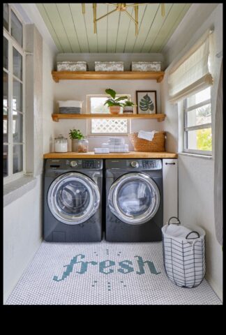 5 съвета за декориране според перално помещение за уютно къща