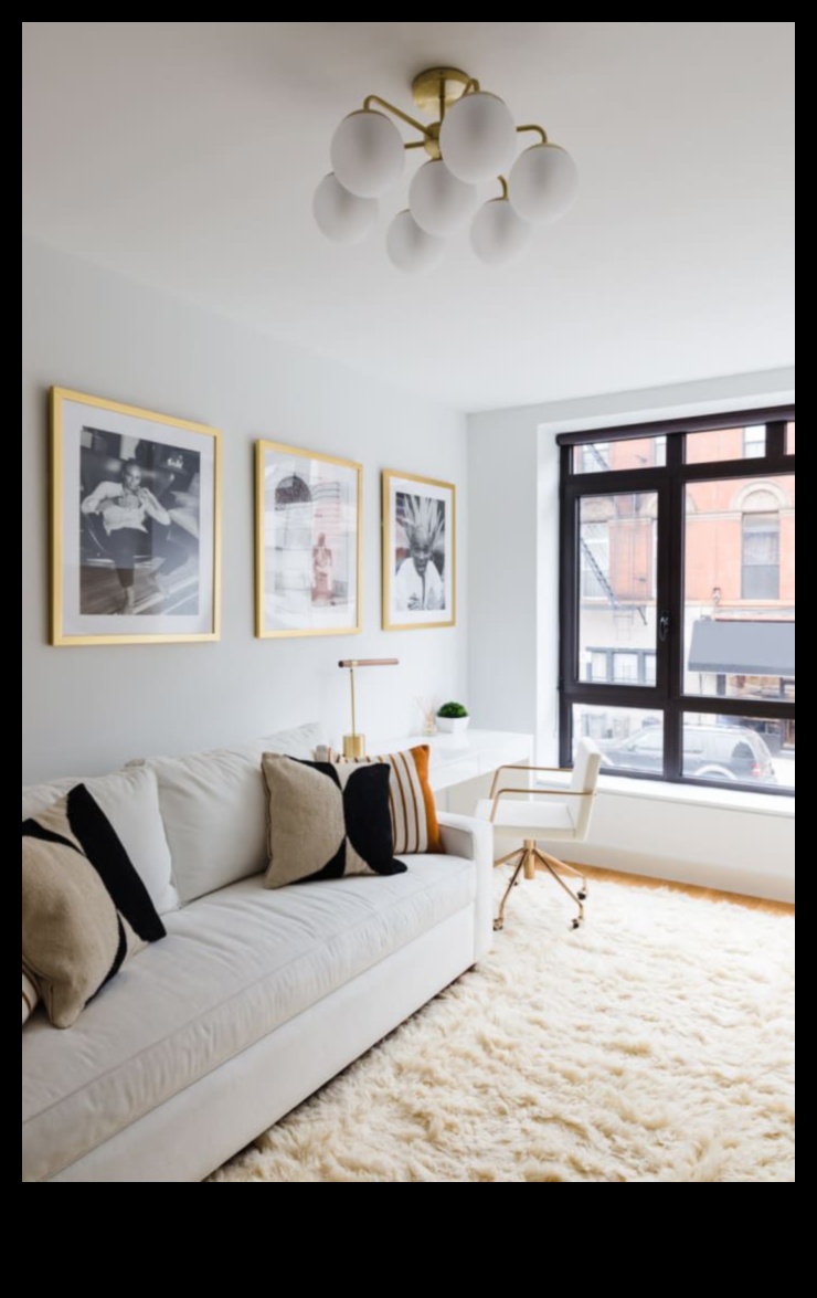 Как мога да включа златни акценти в схема на минималистичен декор по уникален начин?