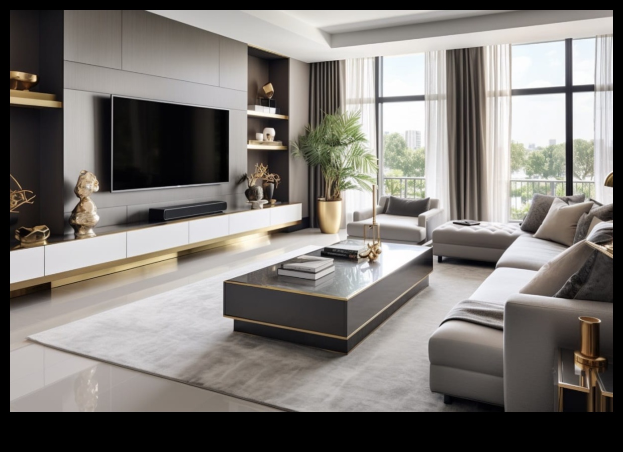 Как мога да включа златни акценти в схема на минималистичен декор по уникален начин?