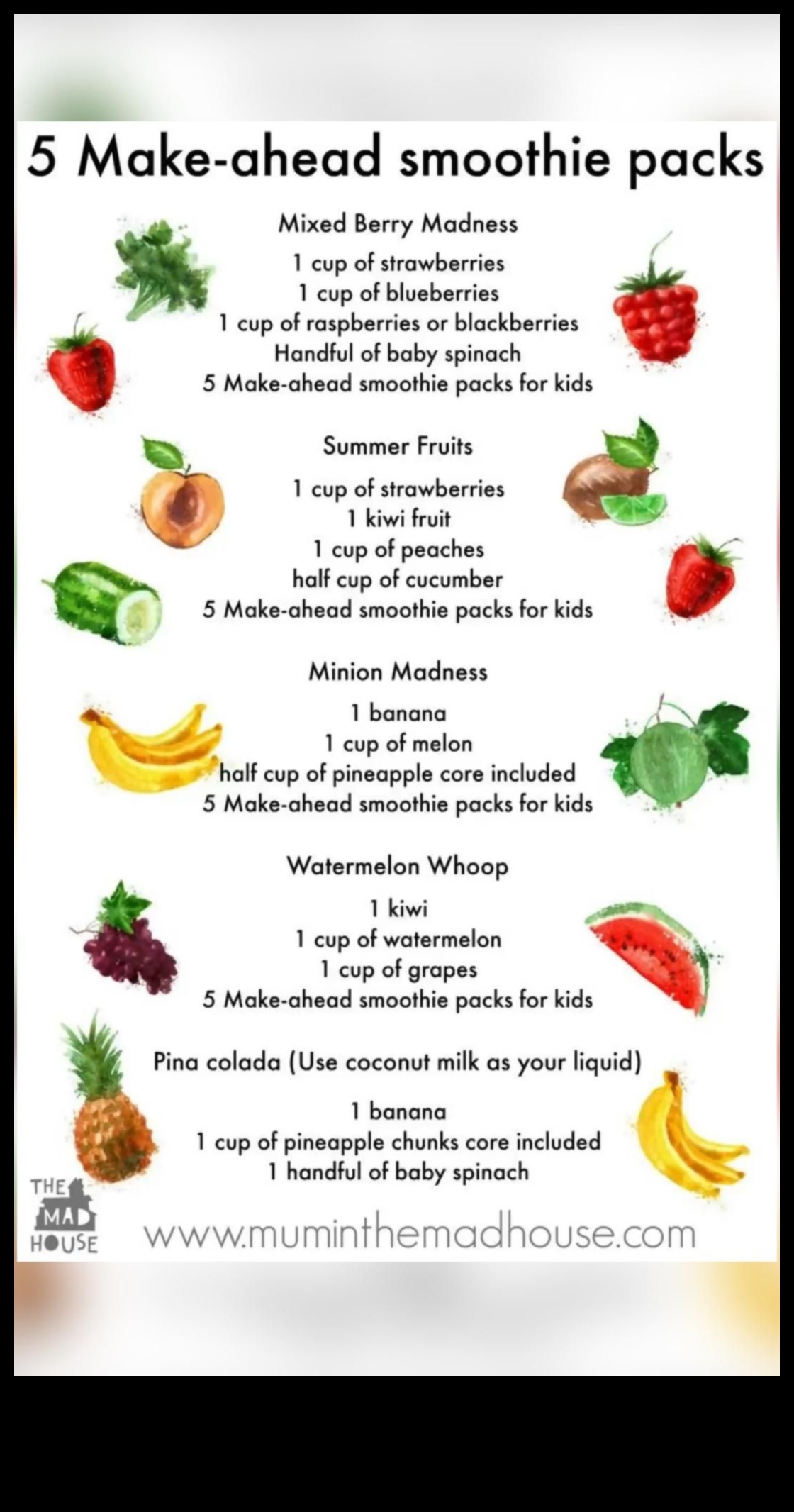 Ревитализиране и освежаване: Плодови смутита за по-здрави вас