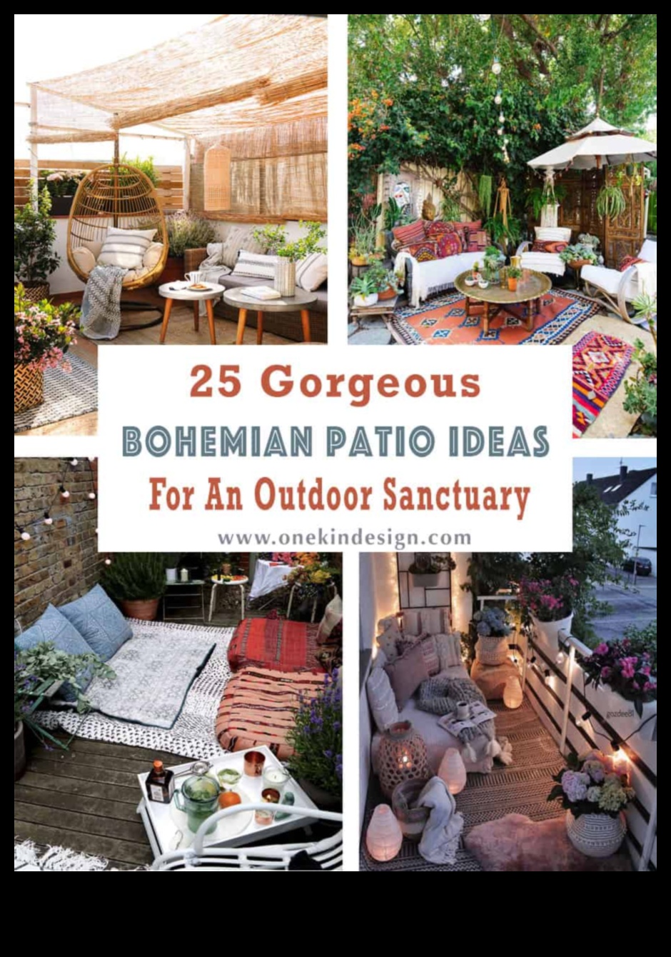 Как да създадете стилен, но функционален кът за хранене на открито с идеи за бохо декор?