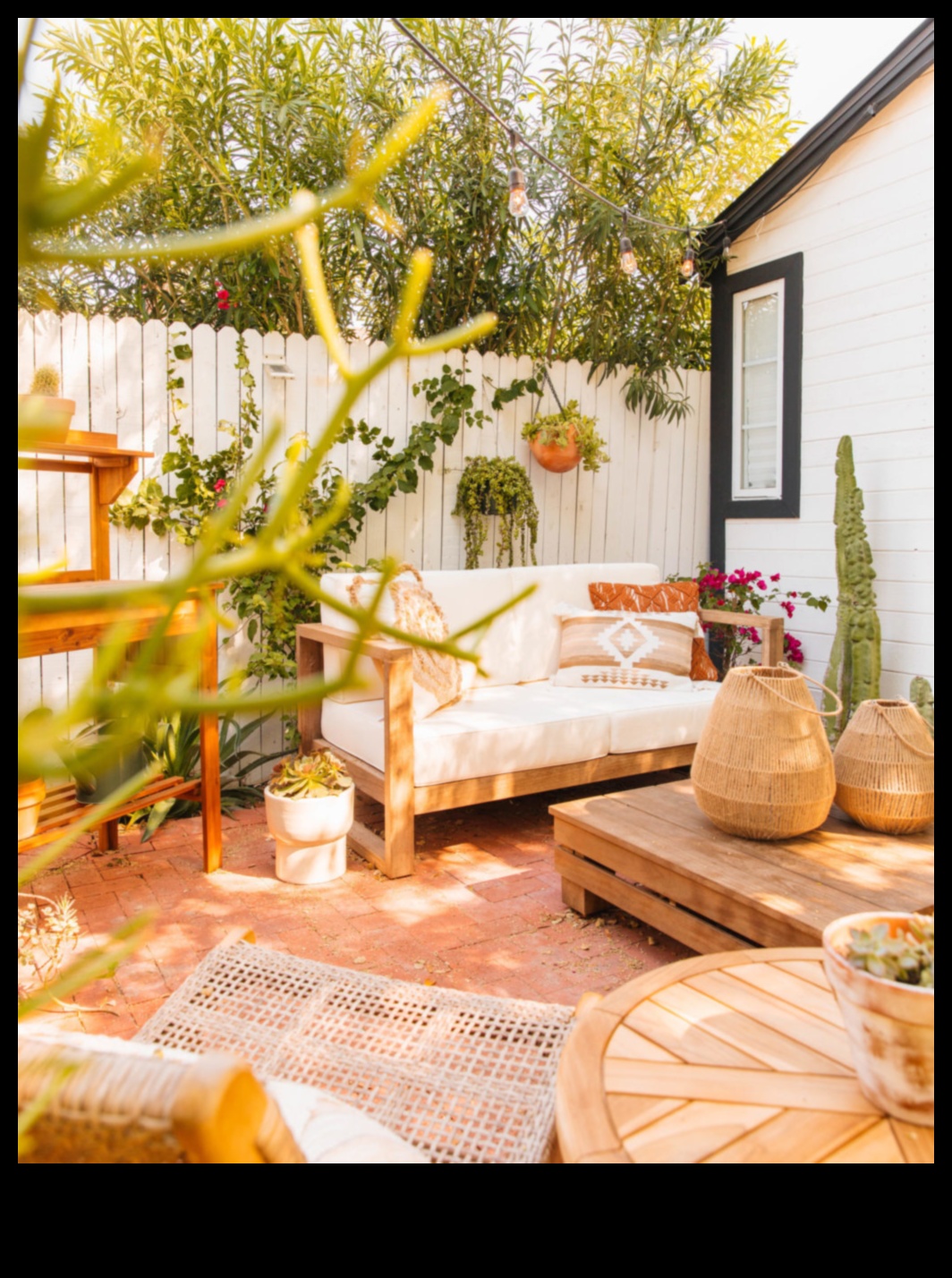 Как да създадете стилен, но функционален кът за хранене на открито с идеи за бохо декор?