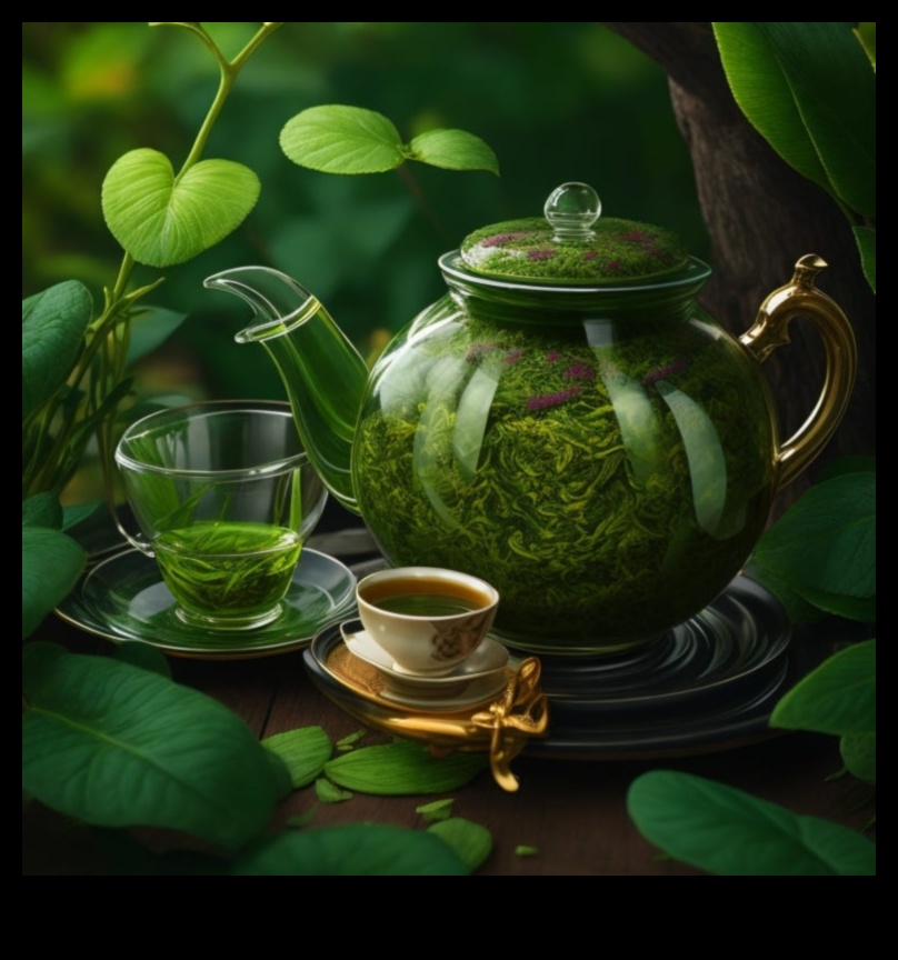 Green Tea Symphony Хармонична комбинация от вкусове за освежаваща чаша 5 Симфония на зеления чай: Хармонизиране на вкусовете във вашата освежаваща чаша