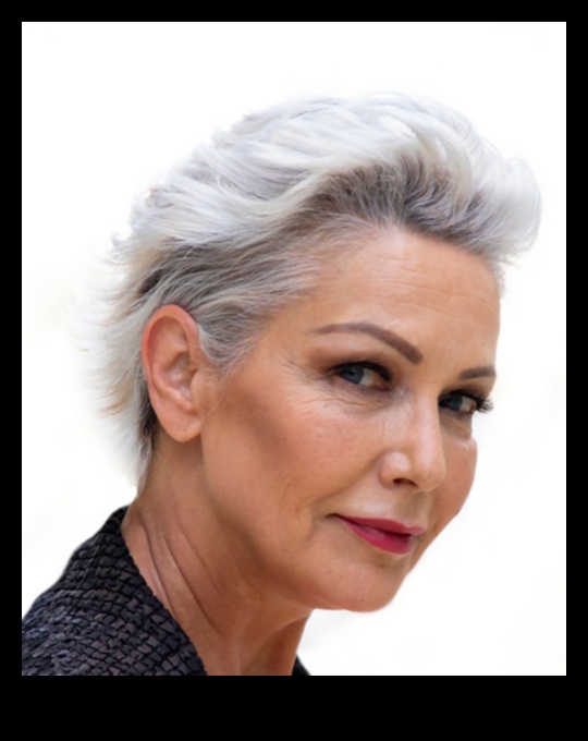 Бляскаво сиво: Стилни идеи за къса коса за сребърни лисици