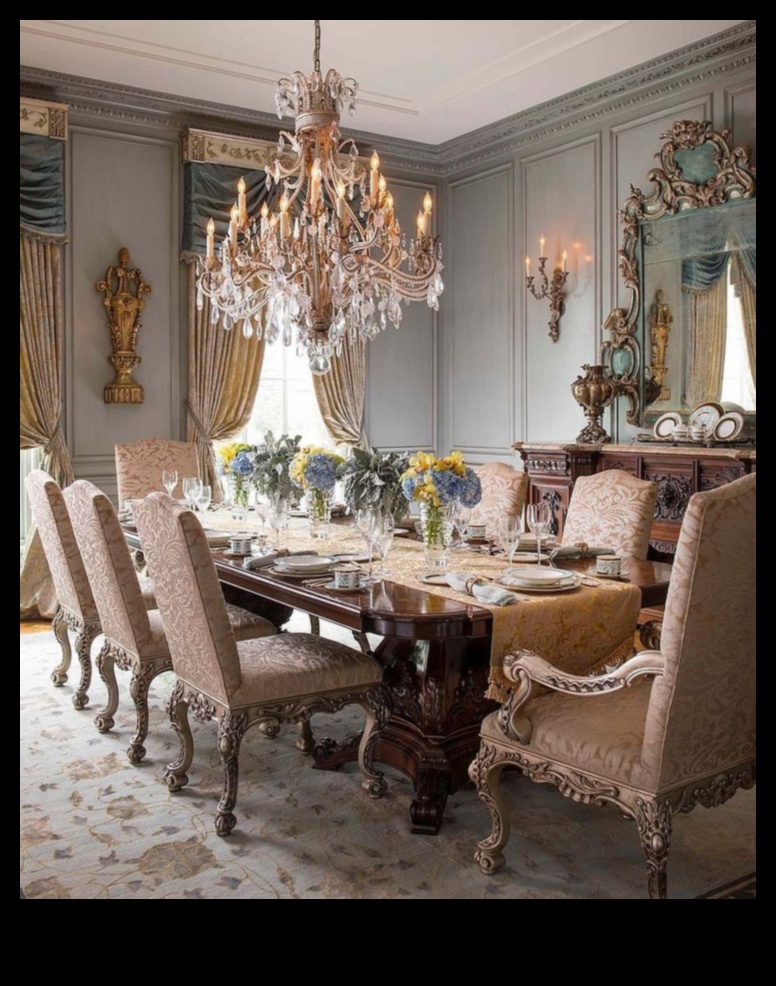 Викториански идеи за декорация на трапезария