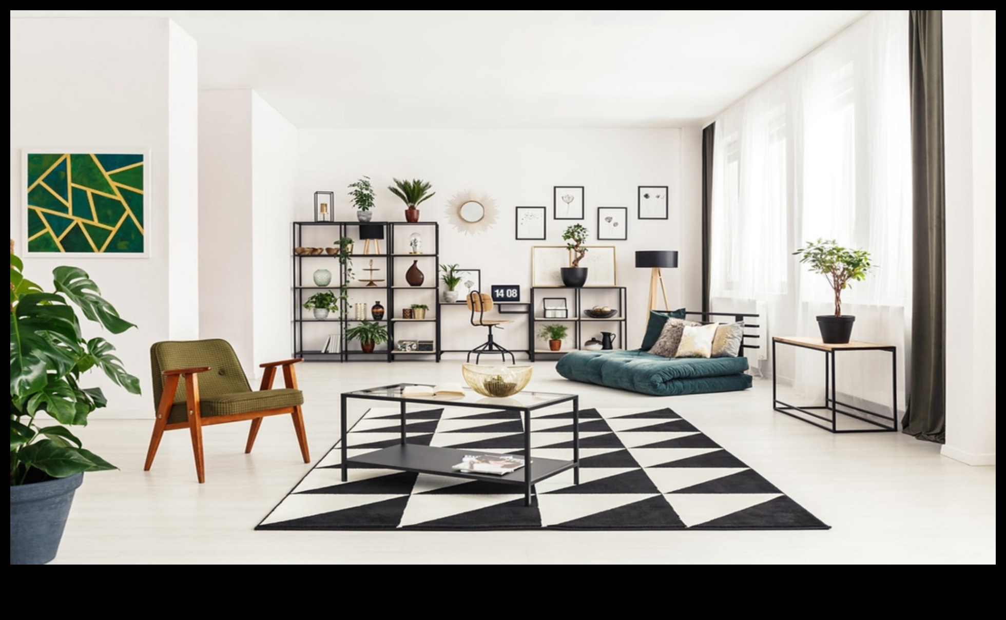 Геометрични модели в модерния интериорен дизайн